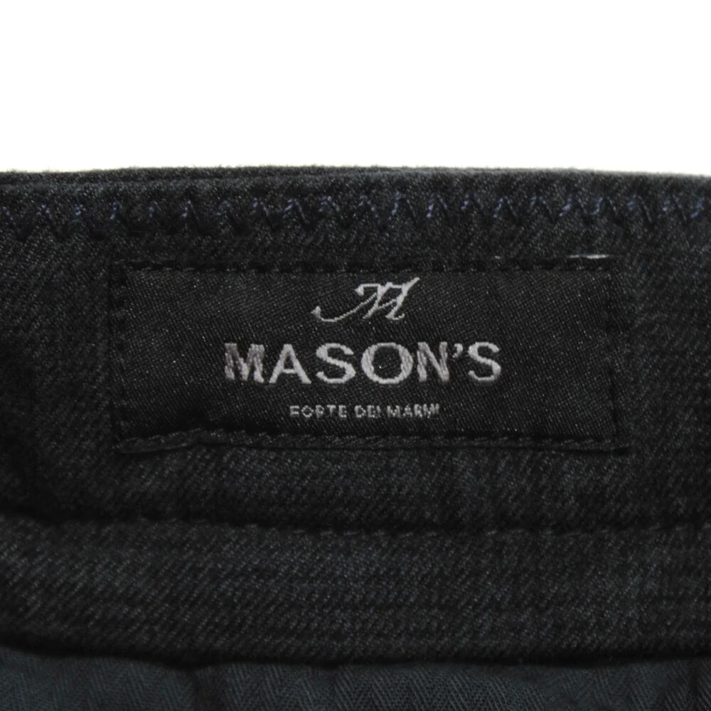 Mason's NWT Chinos / Casual Pants Size 46 (US 30) New York in Blue Cotton Blend
